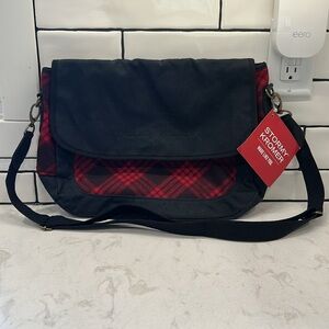 Stormy Kromer The Companion Purse Crossbody Messenger Wool Satchel Tartan Plaid